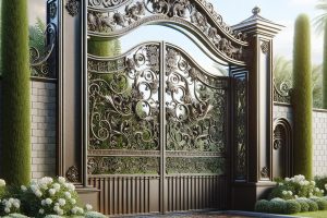 Распашные ворота и калитки: комфорт и безопасность для вашего дома
